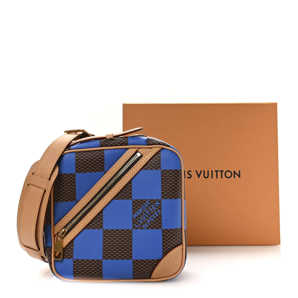 Louis Vuitton Damier Pop Chess Messenger Blue