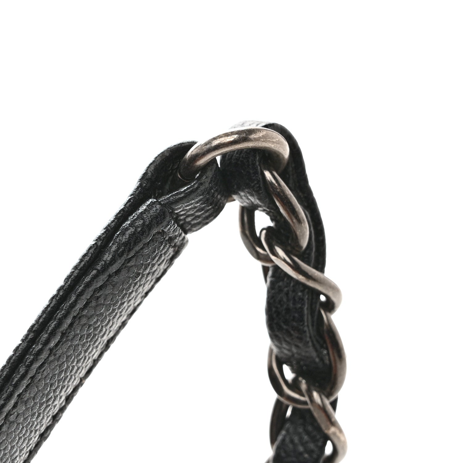 Chanel Caviar Lizard Embossed Quilted Small Coco Handle Flap Black
