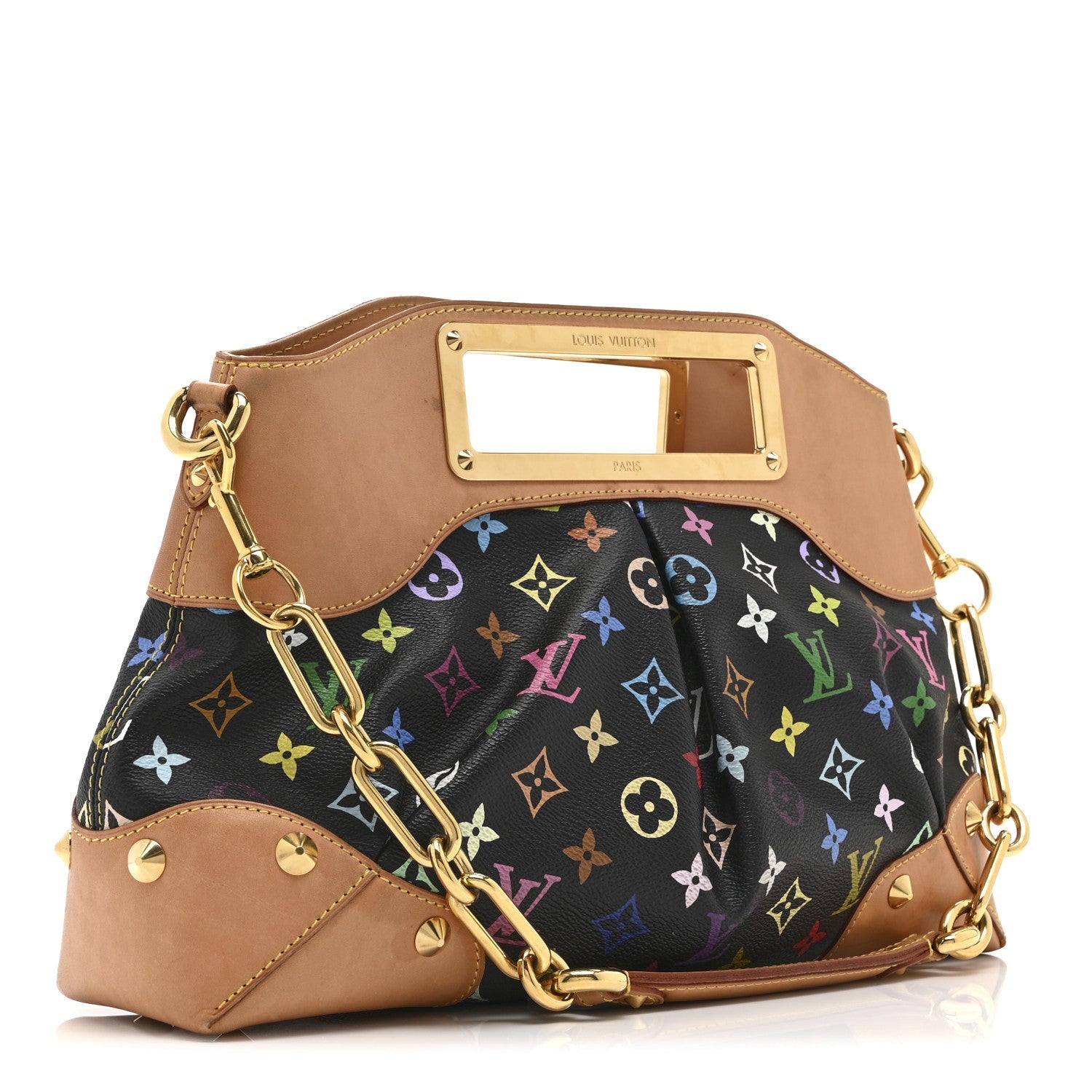 Louis Vuitton Monogram Multicolor Judy MM Black