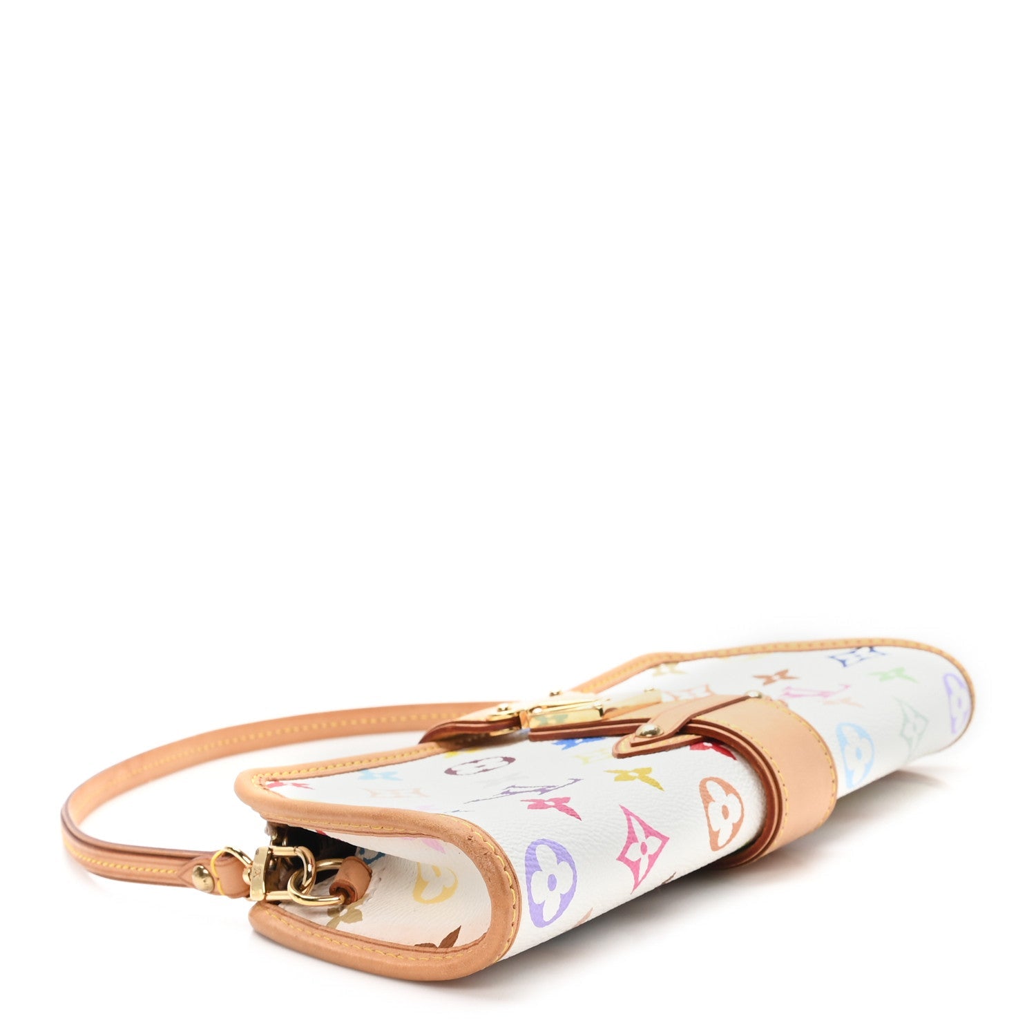 Louis Vuitton Monogram Multicolor Shirley White