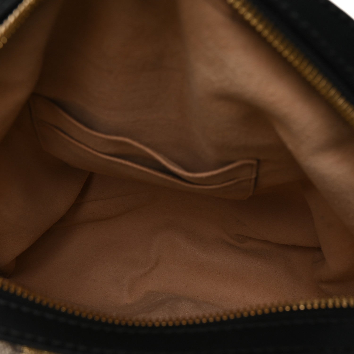 Gucci GG Supreme Monogram Bees Print Small Day Backpack Beige Oro Black