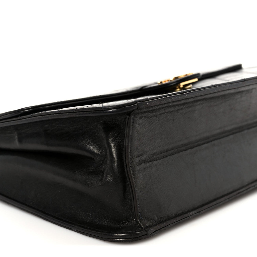 Chanel Lambskin Quilted Medium Single Flap Black