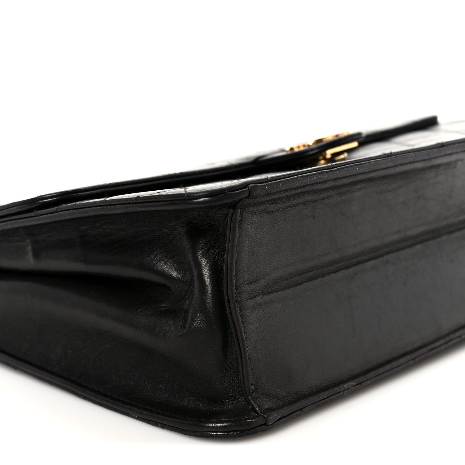 Chanel Lambskin Quilted Medium Single Flap Black
