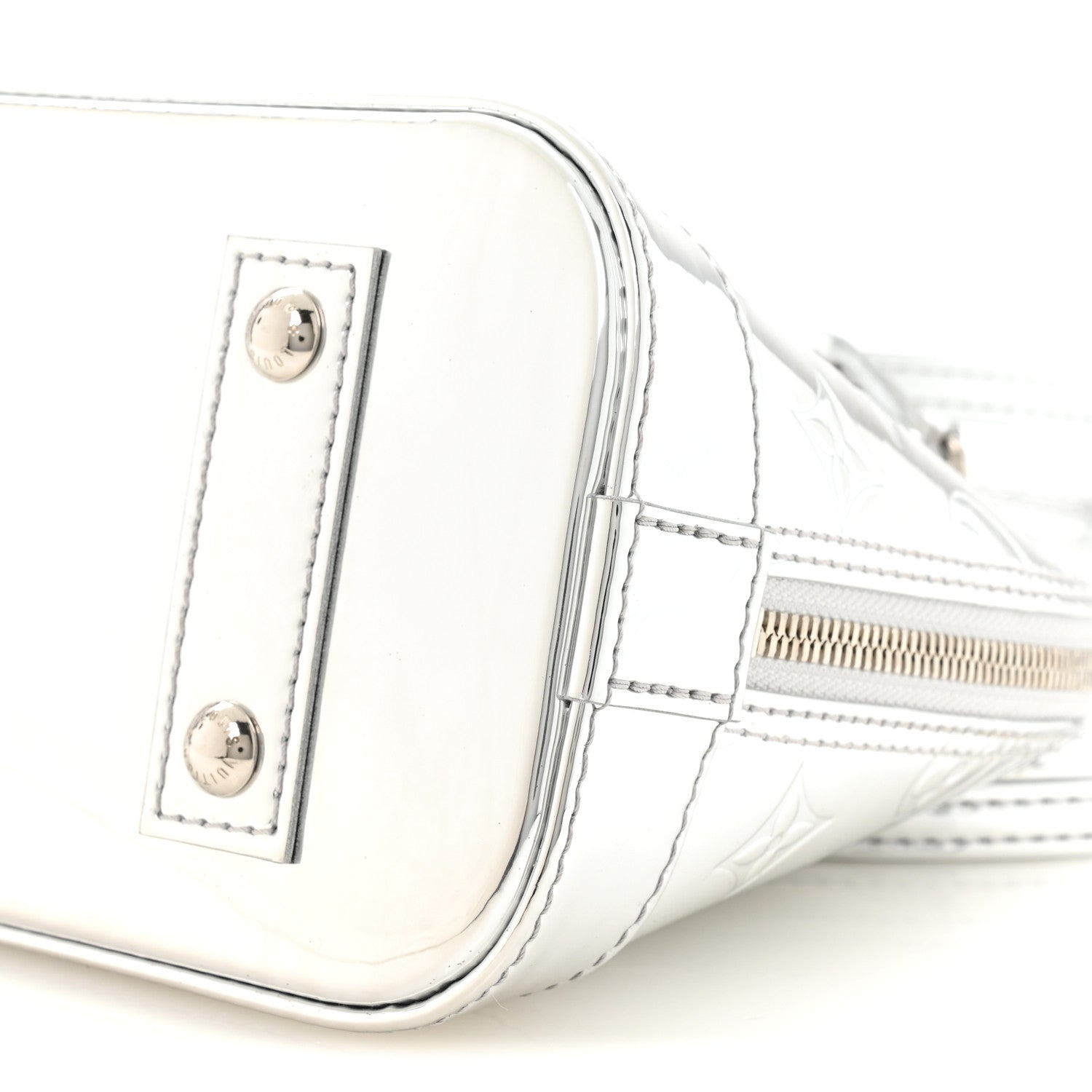 Louis Vuitton Monogram Miroir Alma BB Silver