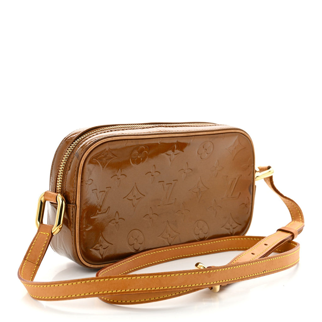 Louis Vuitton Vernis Christie MM Bronze