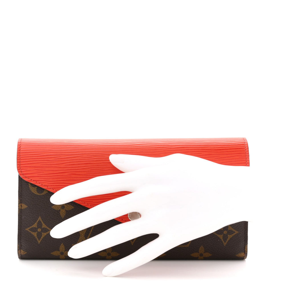 Louis Vuitton Monogram Epi Marie-Lou Long Wallet Piment