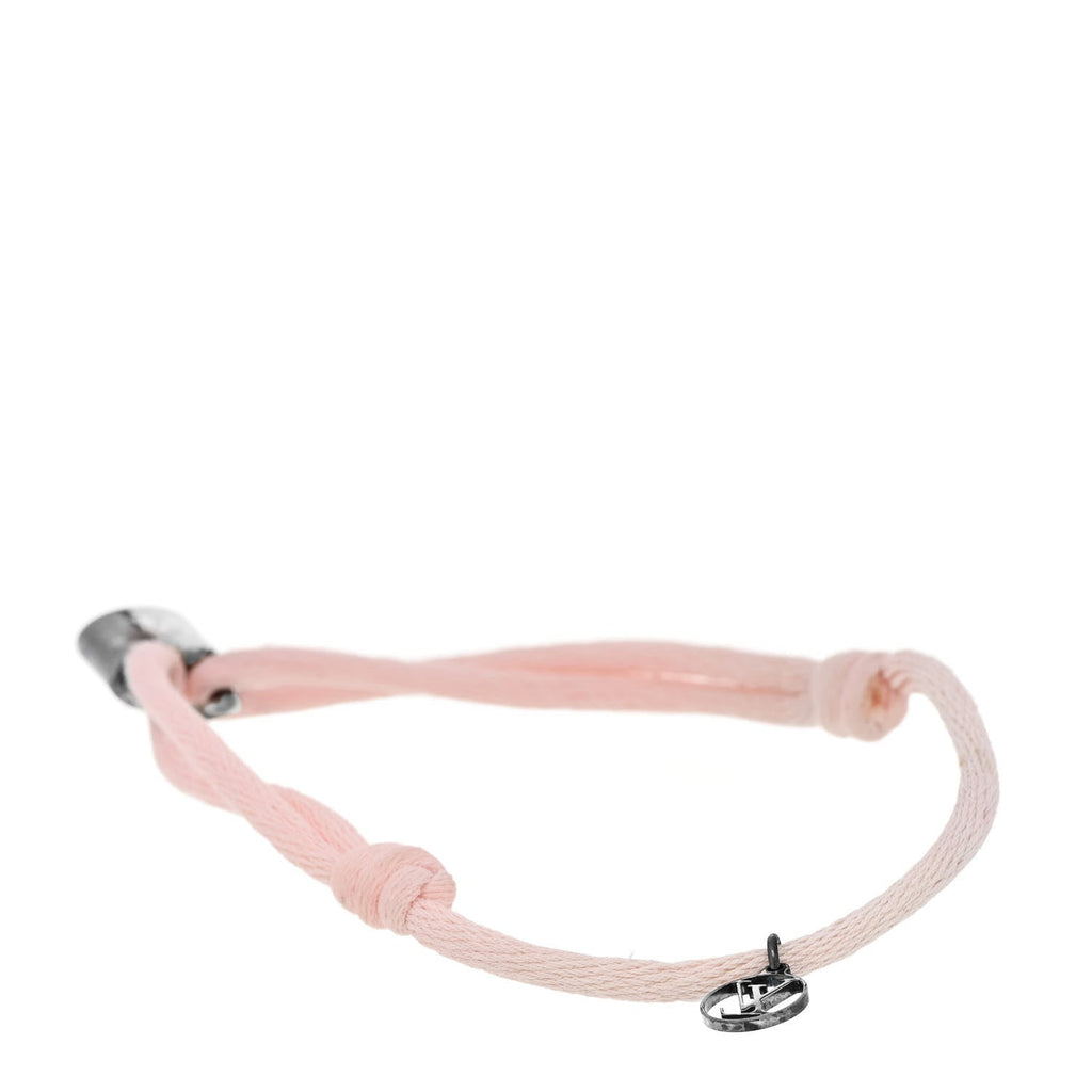 Louis Vuitton X UNICEF Sterling Silver Lockit Bracelet Light Pink