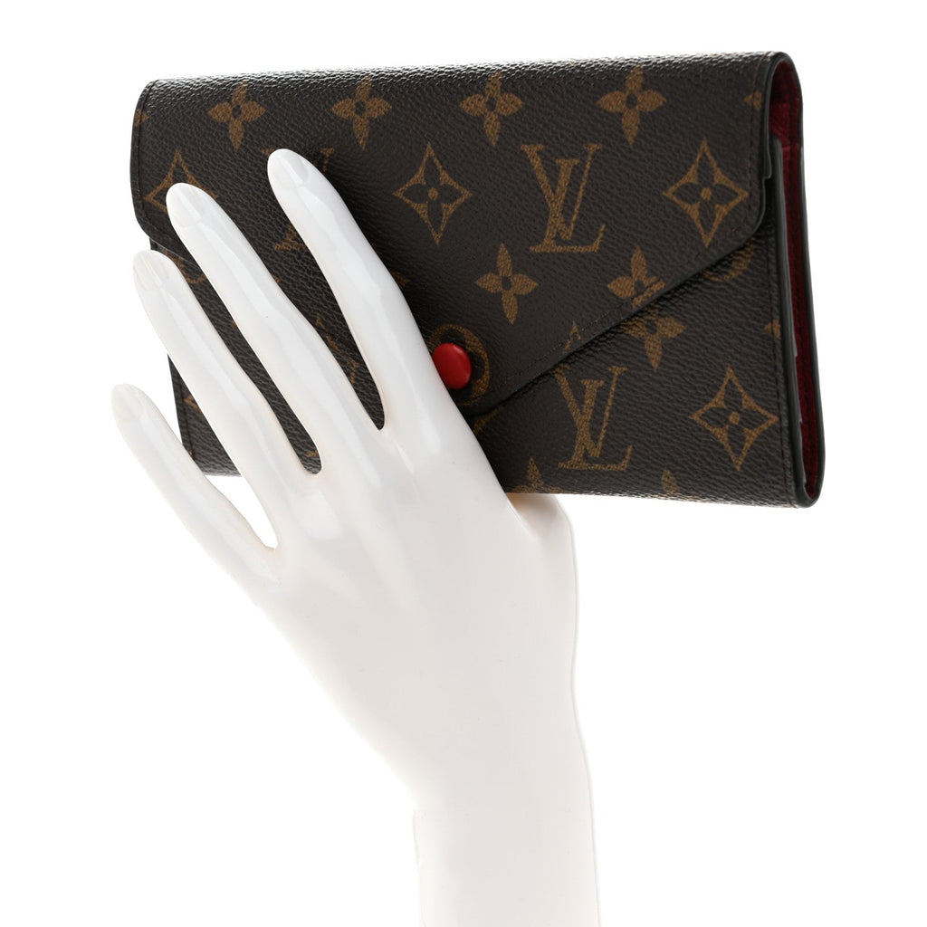 Louis Vuitton Monogram Josephine Wallet Red