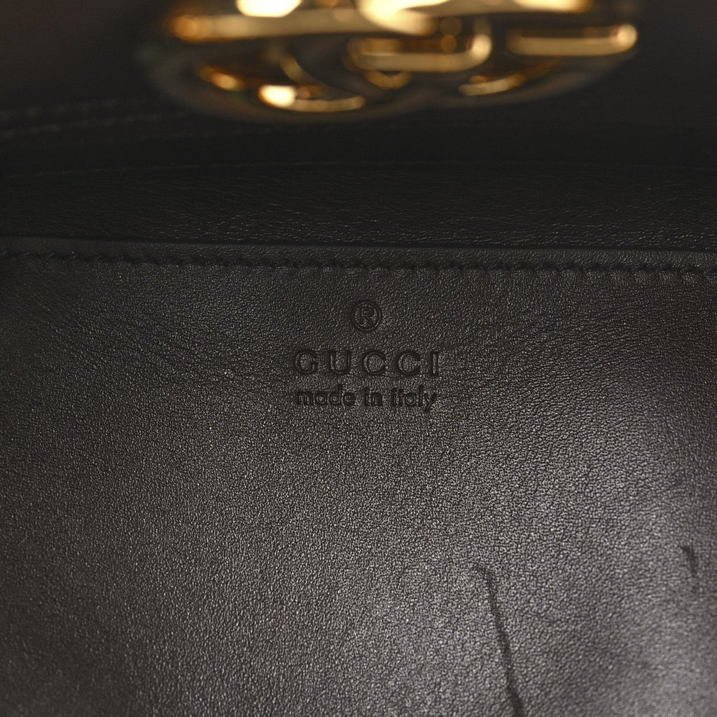 Gucci Suede Calfskin Web G Logo Bucket Bag Dark Brown