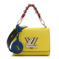 Louis Vuitton Epi Twist Braided Strap Shoulder Bag PM Vert Acide