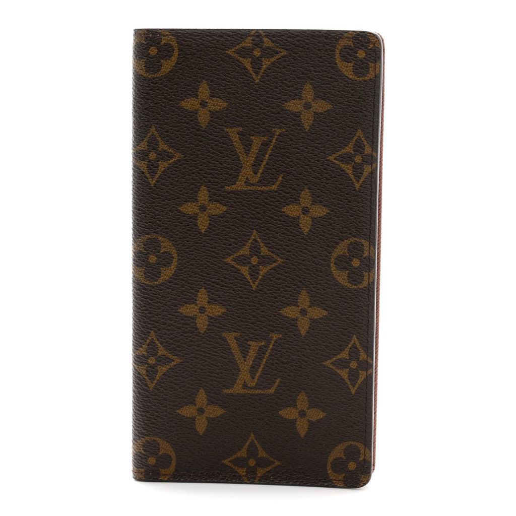 Louis Vuitton Monogram Checkbook Holder Case Wallet