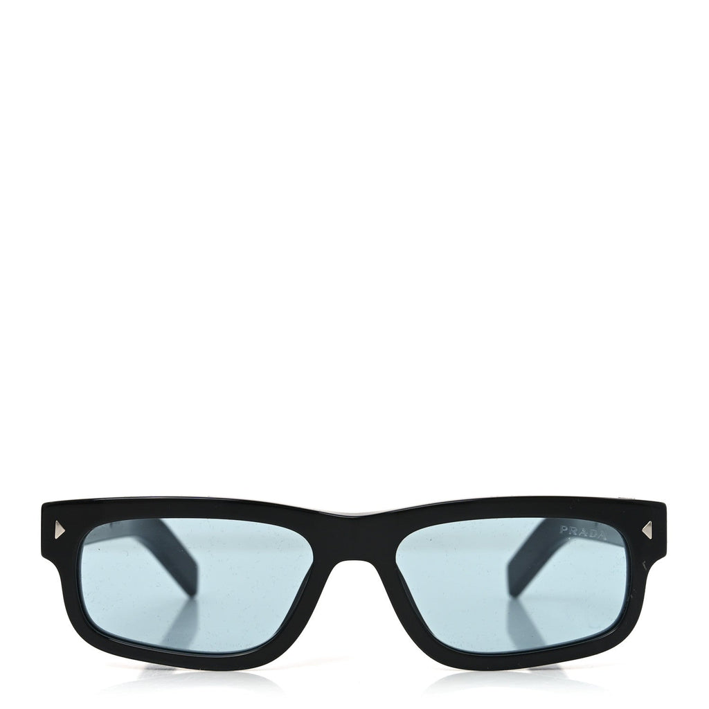 Prada Acetate Rectangular Sunglasses SPR B11 Black