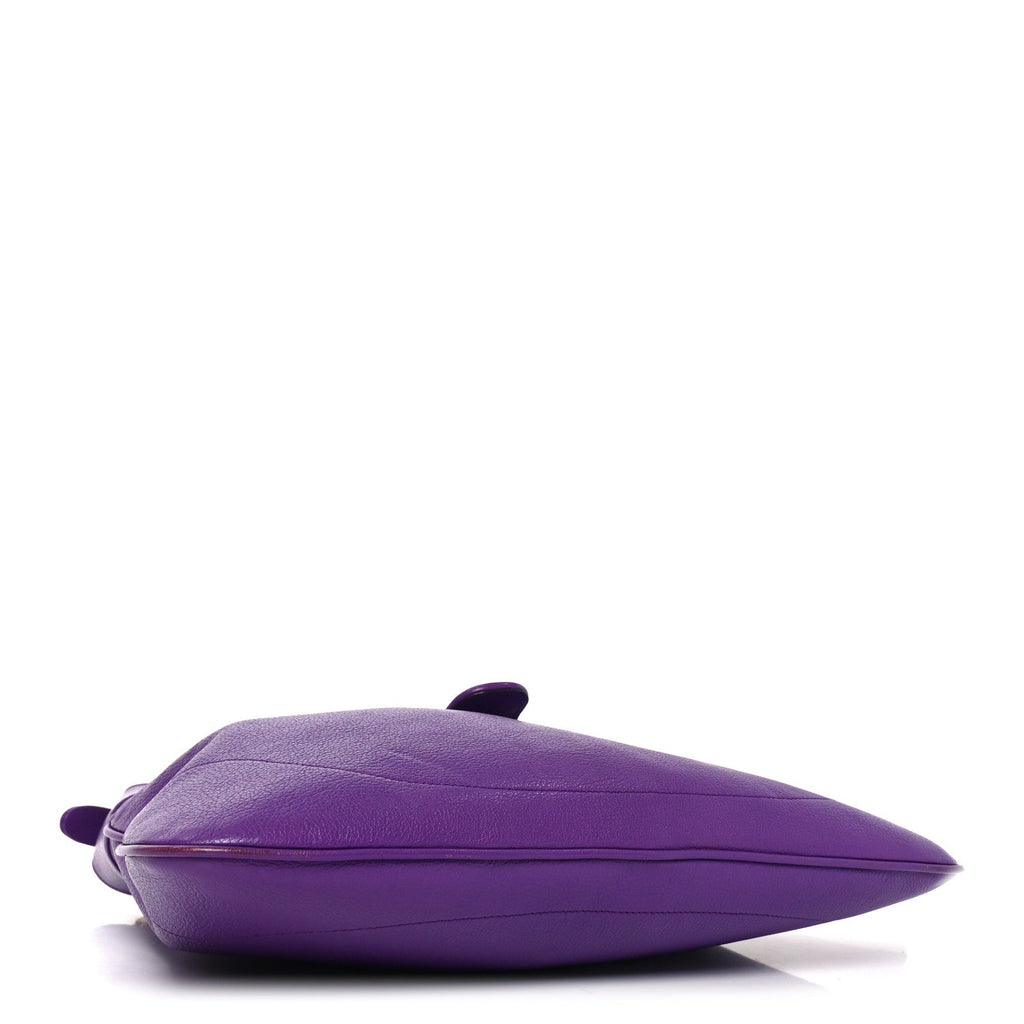 Gucci Goatskin Medium Aphrodite Shoulder Bag Shine Purple