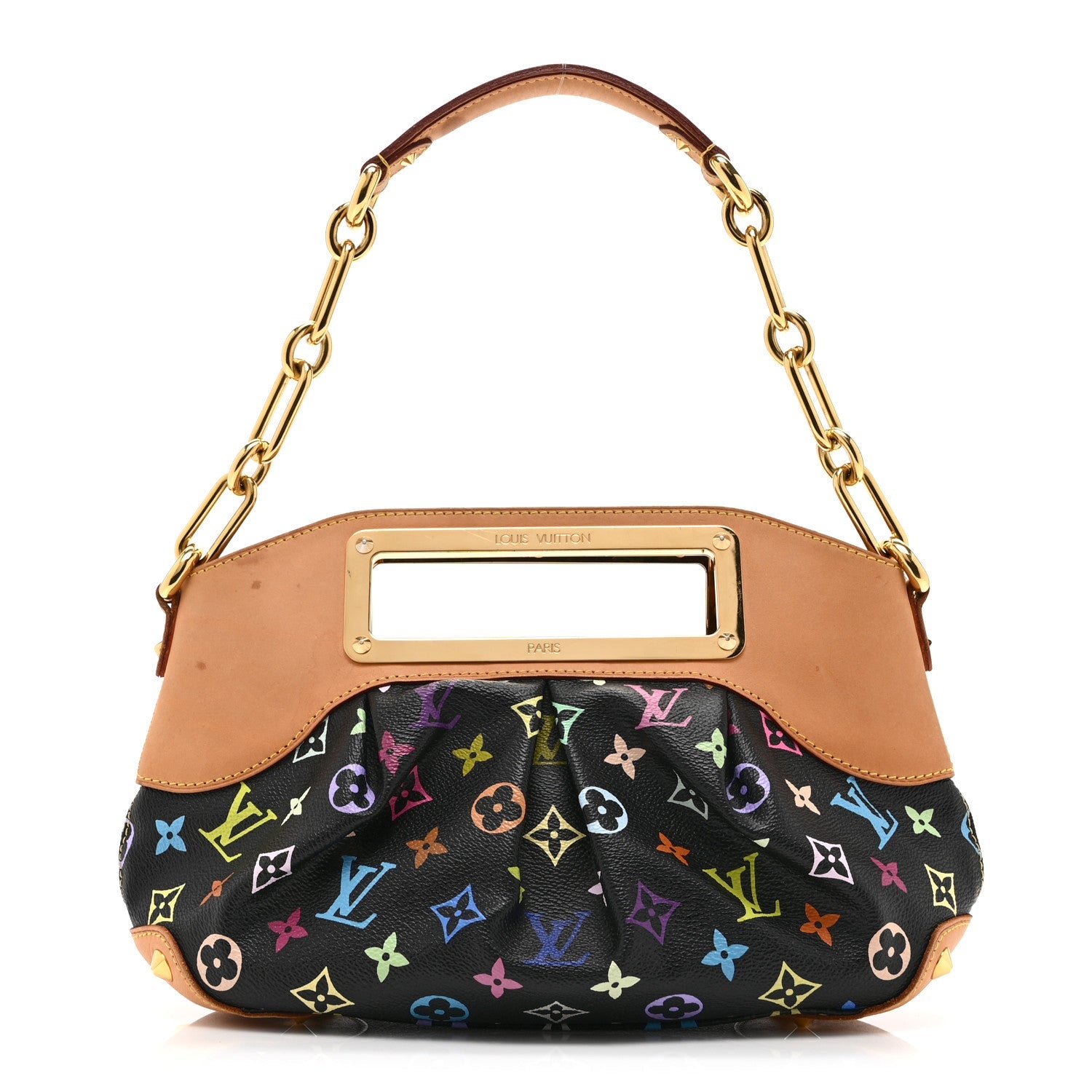 Louis Vuitton Monogram Multicolor Judy PM Black
