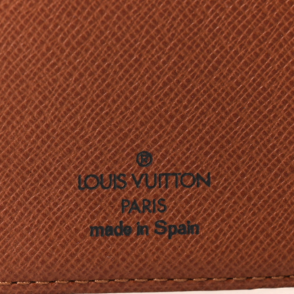 Louis Vuitton Monogram Small Ring Agenda Cover
