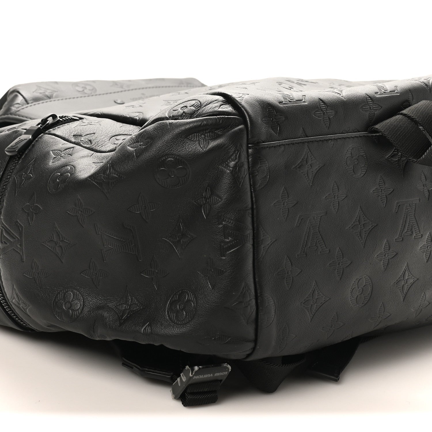 Louis Vuitton Calfskin Monogram Shadow Discovery Backpack Black