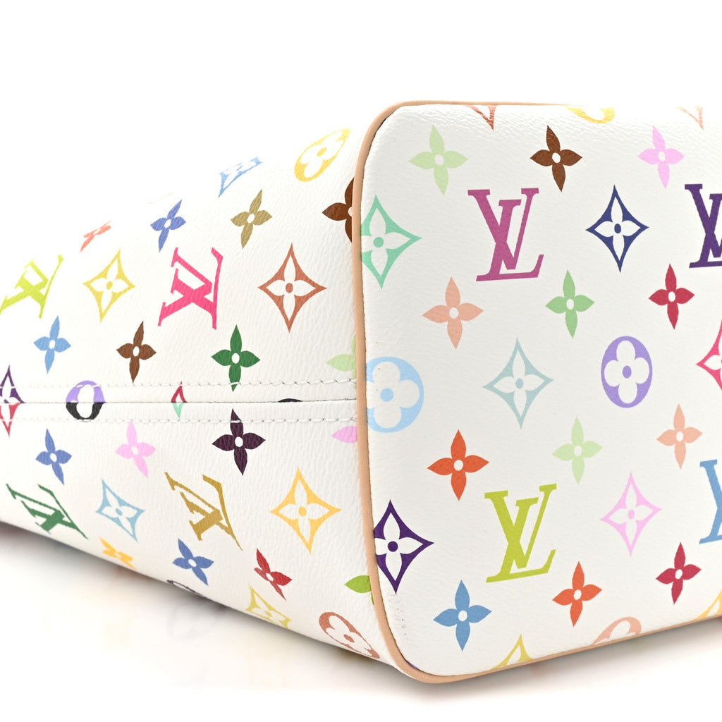 Louis Vuitton LV X TM Monogram Multicolor Neverfull MM White