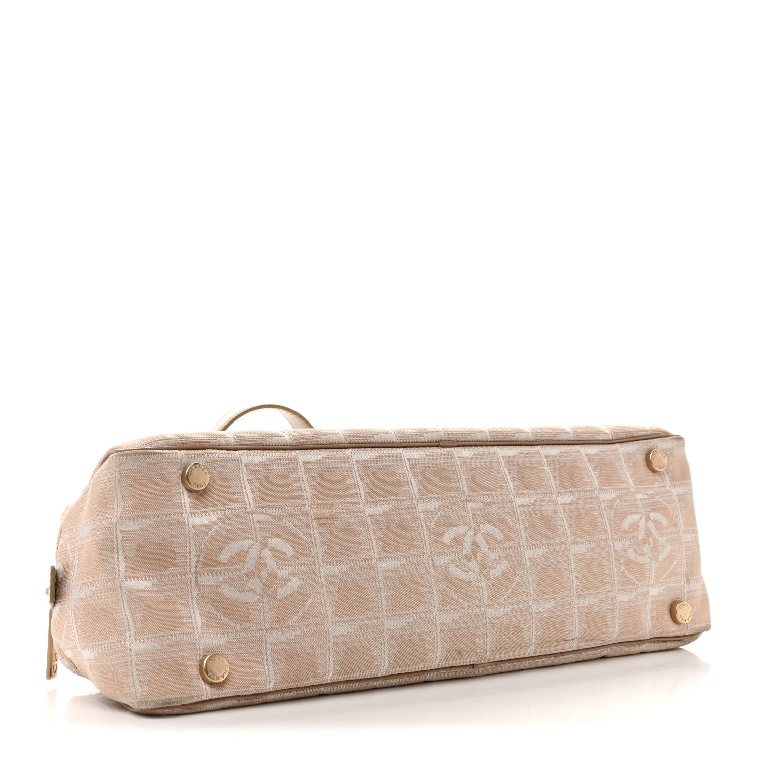 Chanel Nylon Travel Bowler Beige