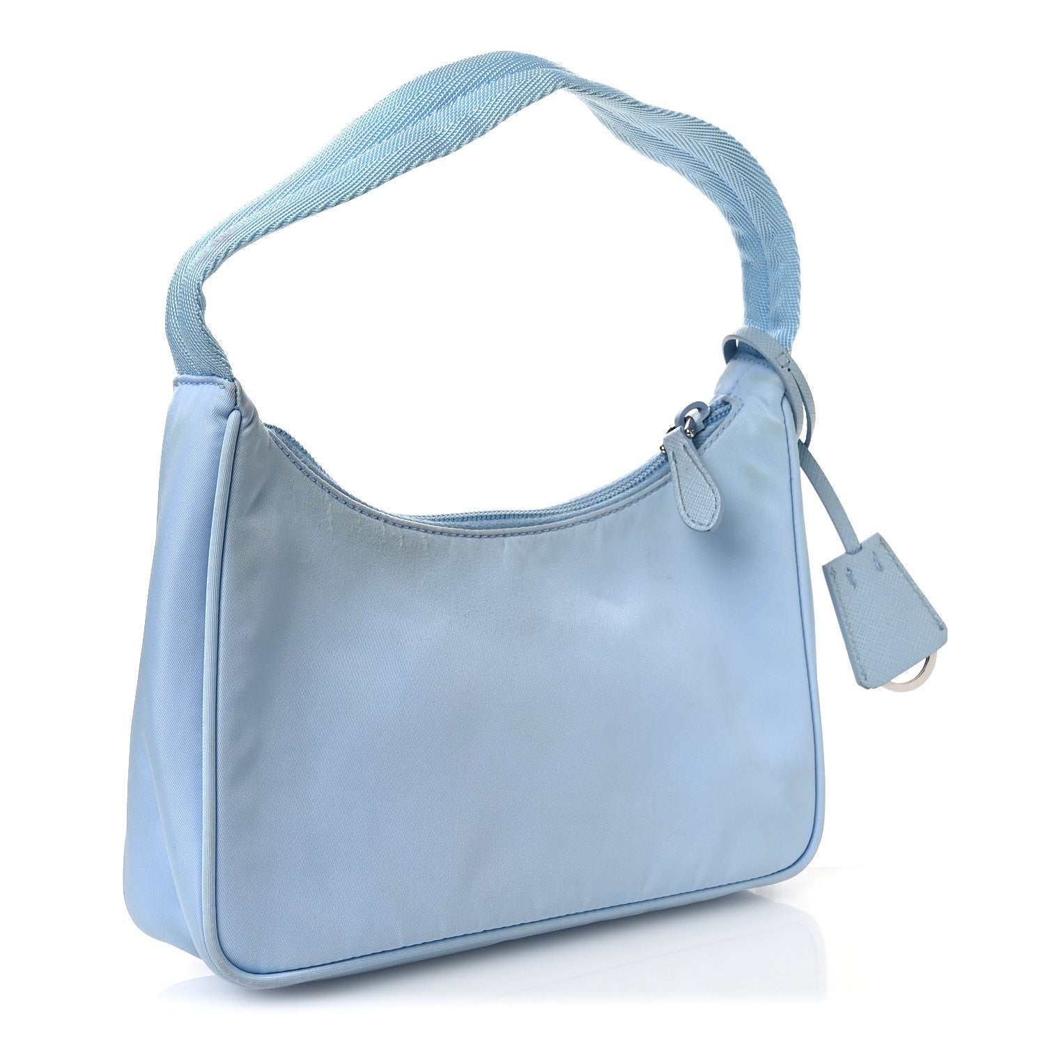 Prada Tessuto Nylon Mini Re-Edition 2000 Bag Celeste