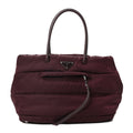 Prada Tessuto Nylon Bomber Tote Bordeaux
