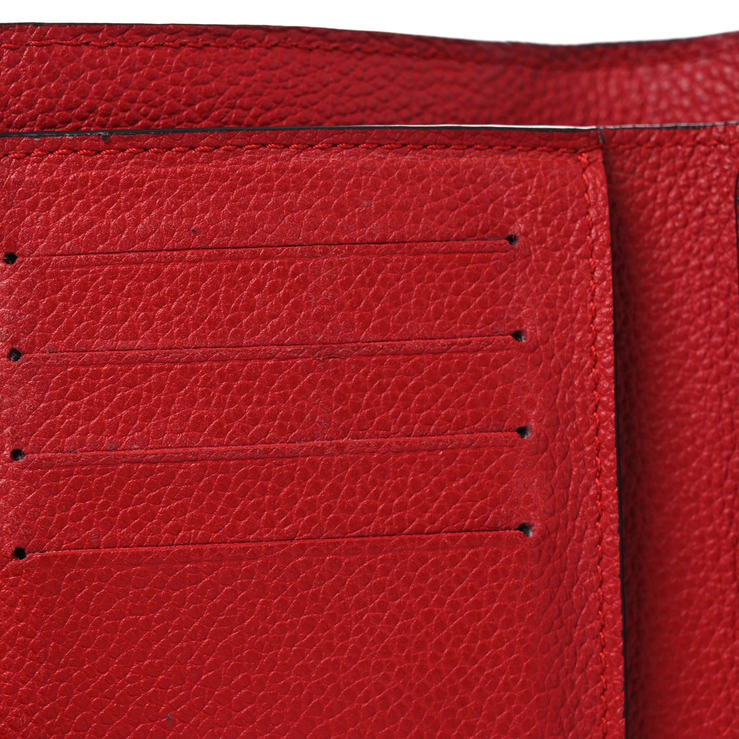 Louis Vuitton Empreinte Compact Curieuse Wallet Cherry