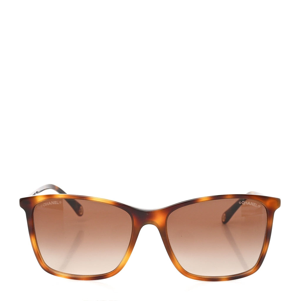 Acetate Polarized CC Square Sunglasses 5447-A Tortoise