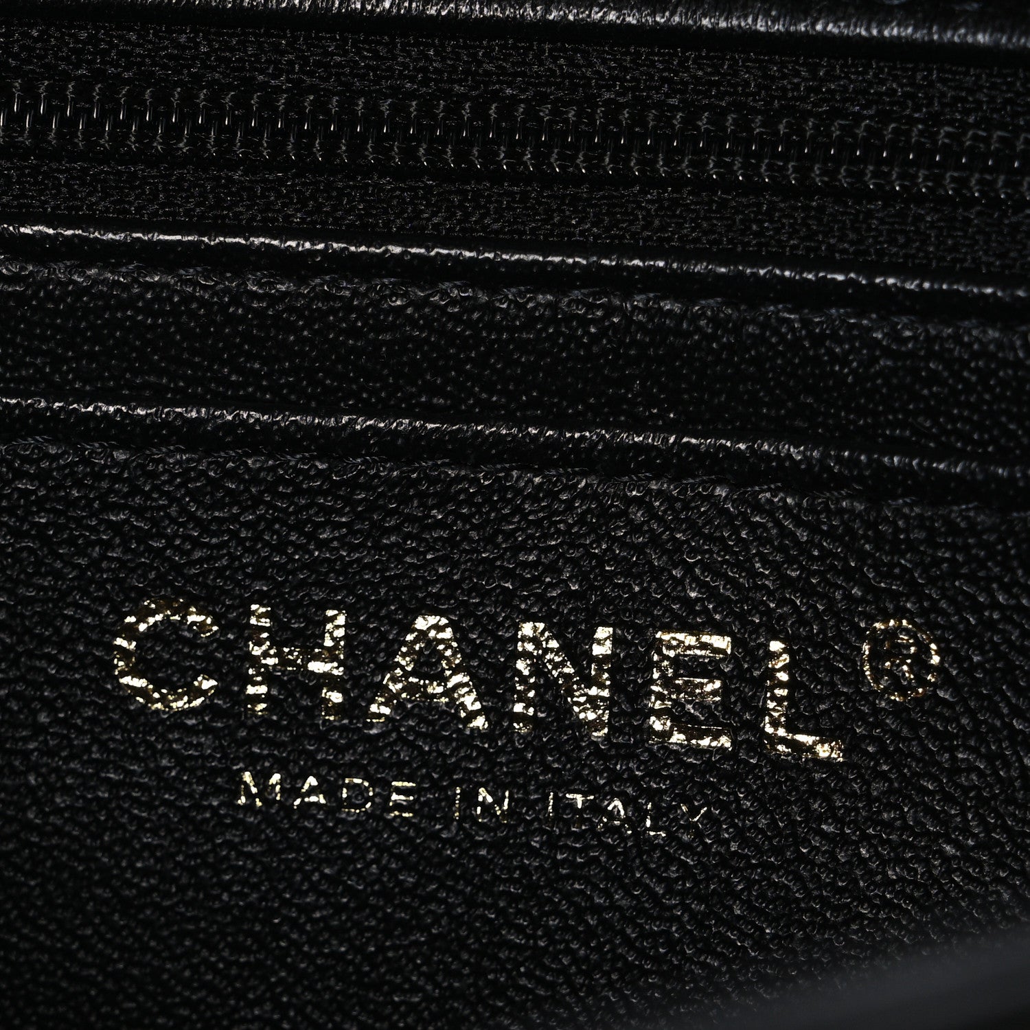 Chanel Lambskin Quilted Mini Top Handle Rectangular Flap Black