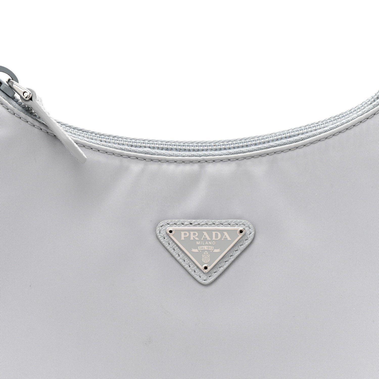 Prada Tessuto Nylon Mini Re-Edition 2000 Bag Fiordaliso