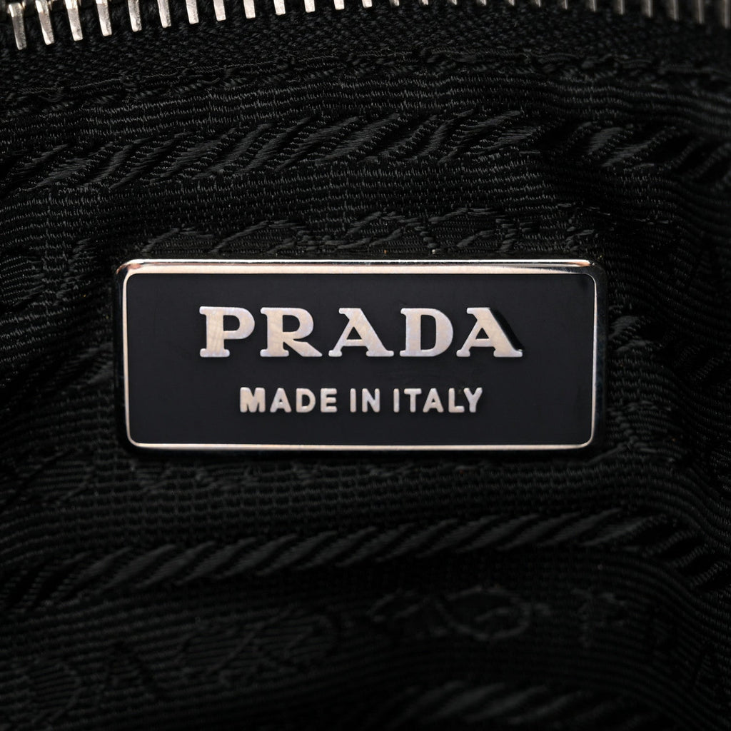 Prada Nappa Pocket Satchel Black
