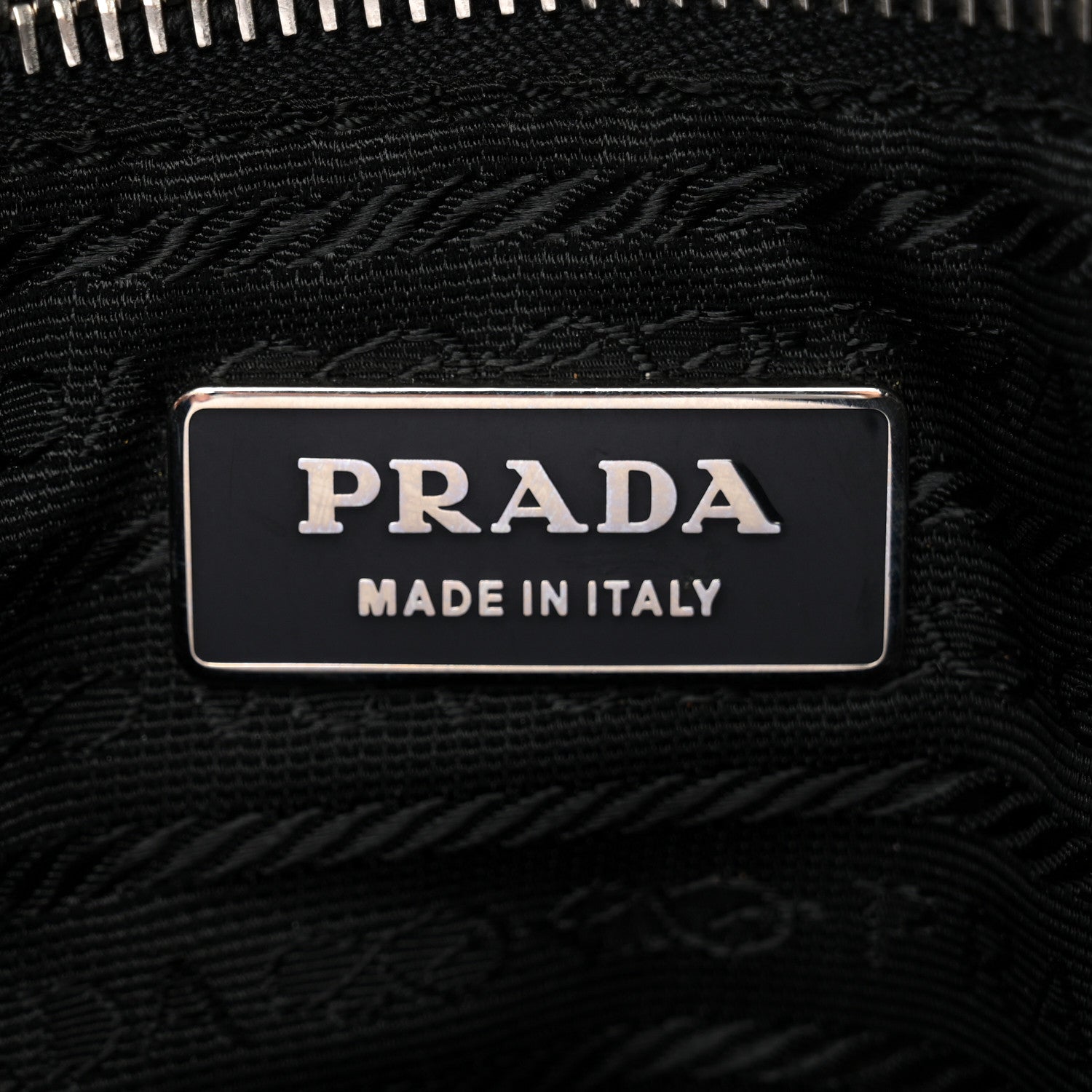 Prada Nappa Pocket Satchel Black