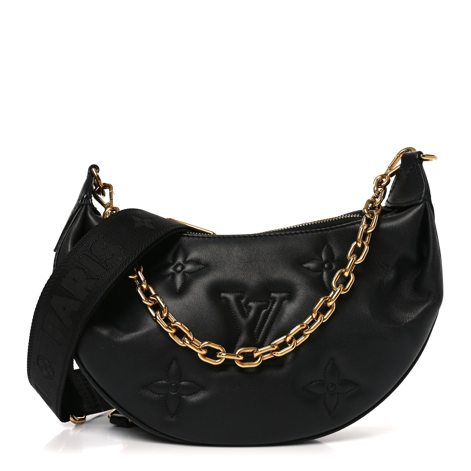 Louis Vuitton Calfskin Bubblegram Over The Moon Black