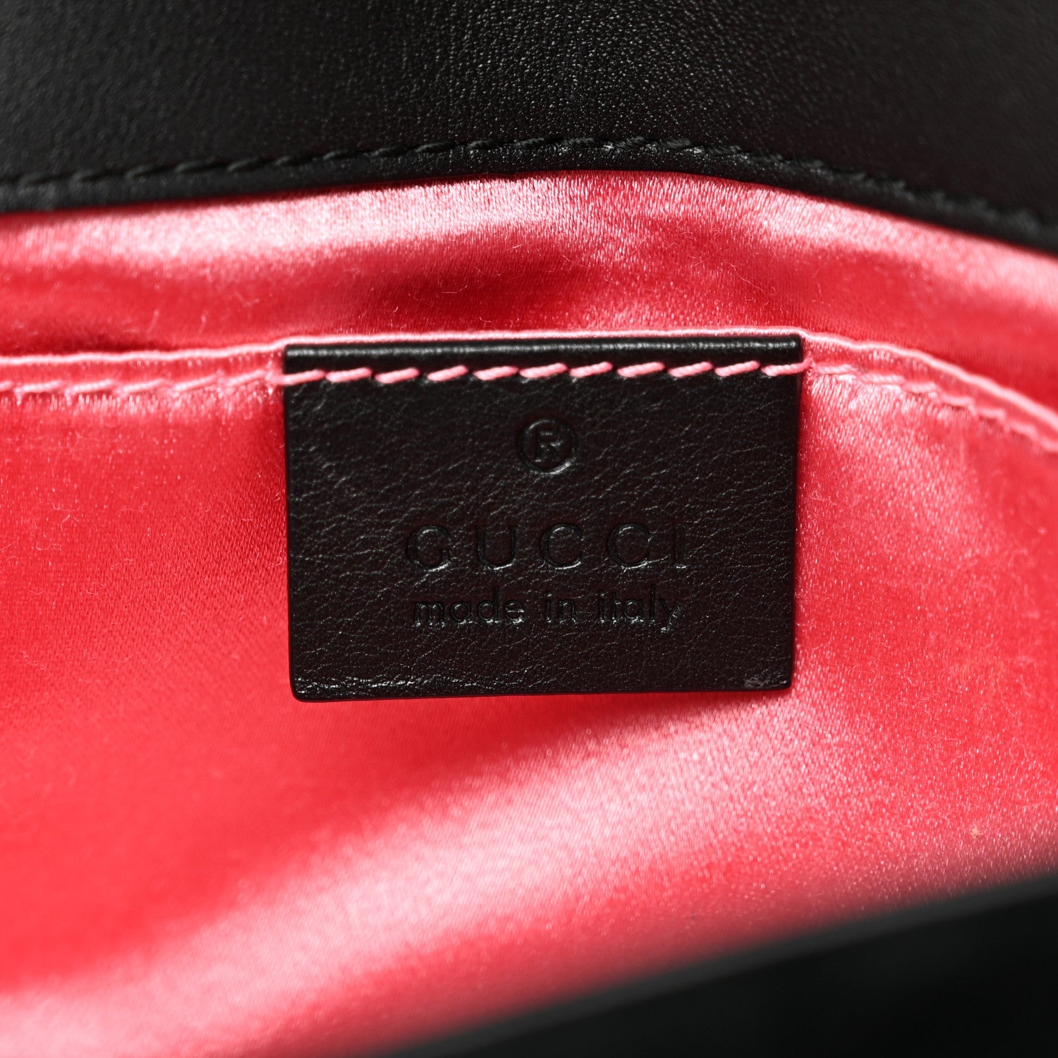 Gucci Velvet Matelasse Mini GG Marmont Shoulder Bag Black