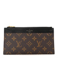 Louis Vuitton Monogram Slim Purse Black