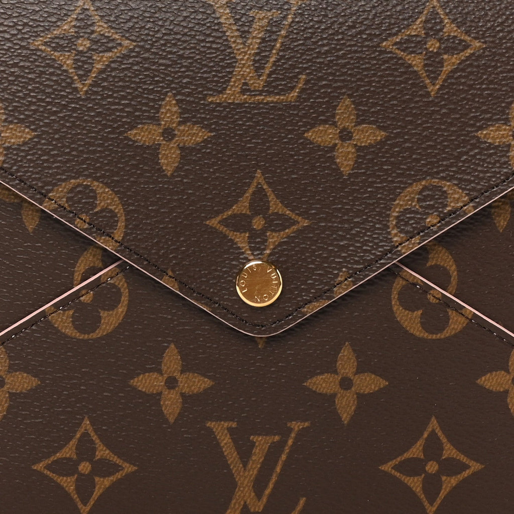 Louis Vuitton Monogram Large Kirigami Pochette Insert Rose Ballerine