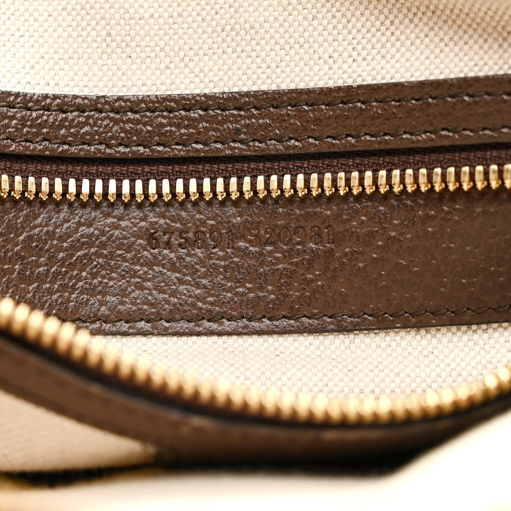 Gucci Monogram Jumbo GG Textured Dollar Calfskin Web Messenger Shoulder Bag Camel Ebony New Acero