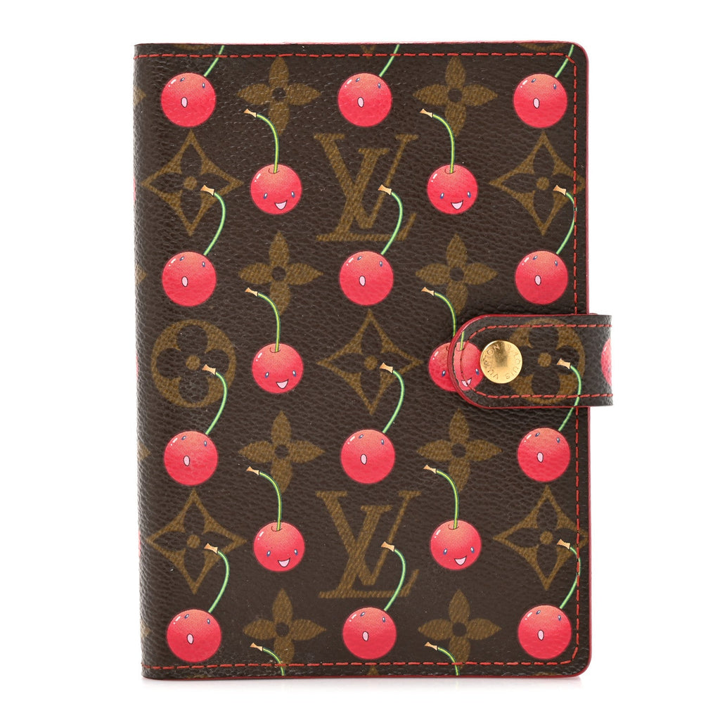 Louis Vuitton Monogram Cerises Small Ring Agenda Cover