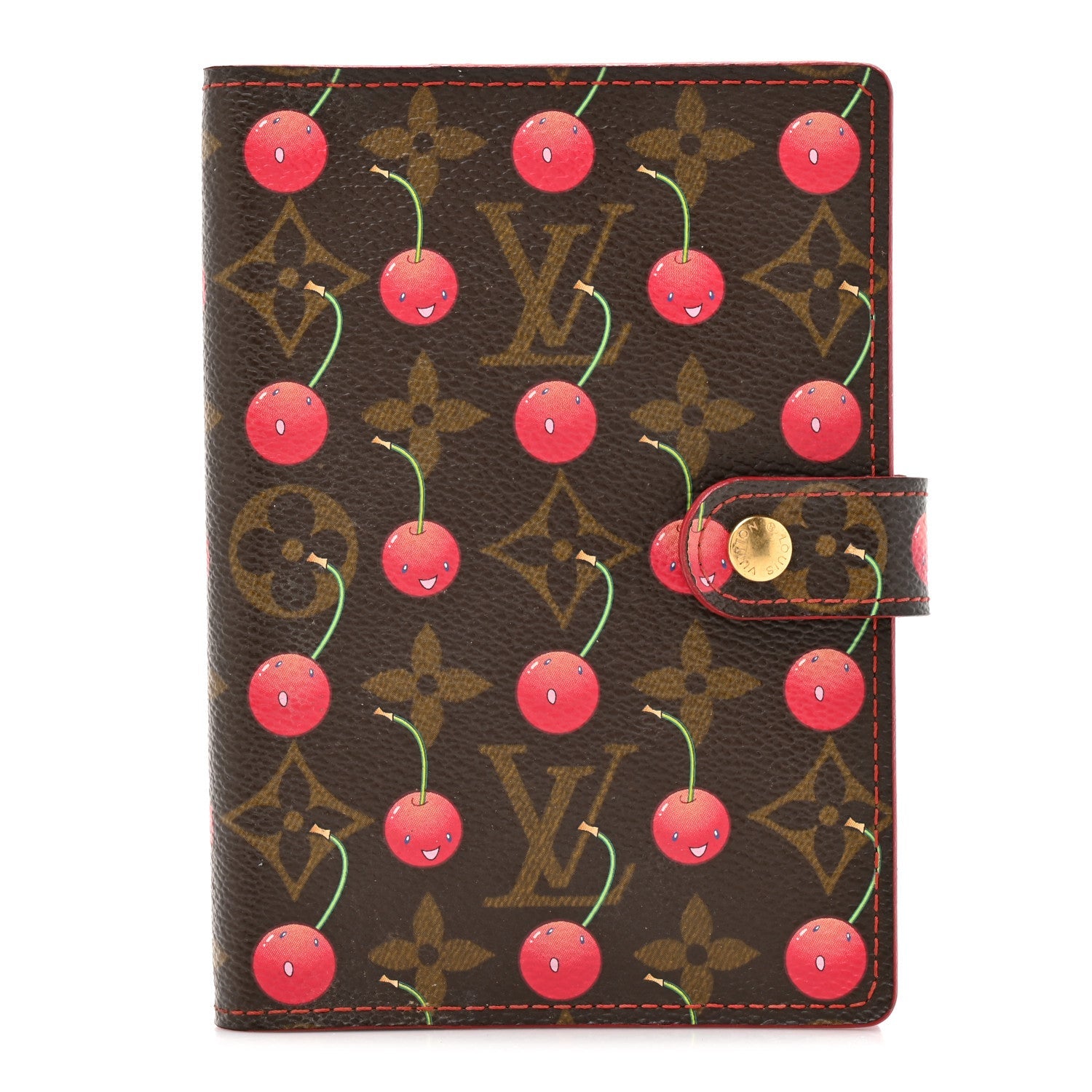 Louis Vuitton Monogram Cerises Small Ring Agenda Cover