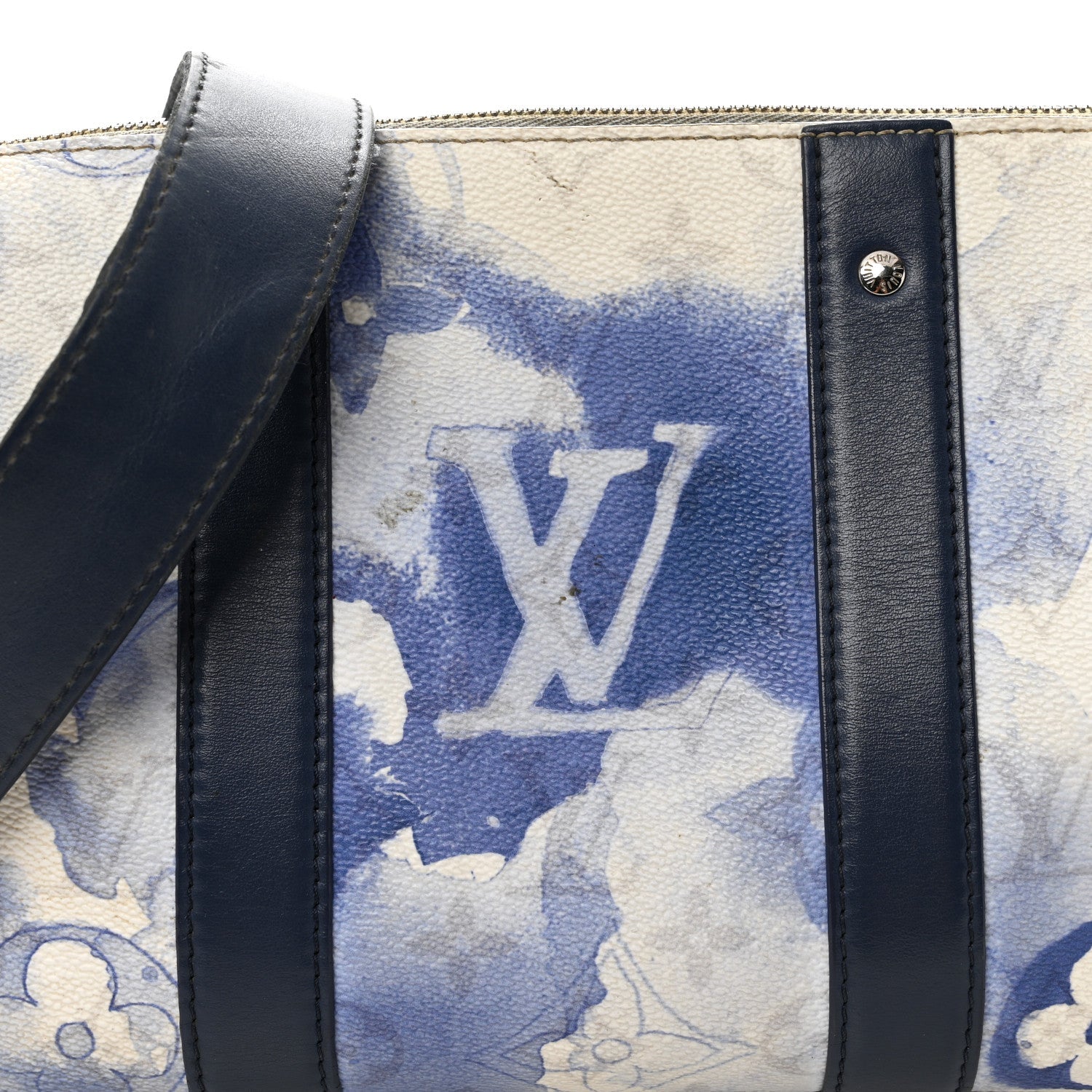Louis Vuitton Monogram Watercolor Keepall XS Blue