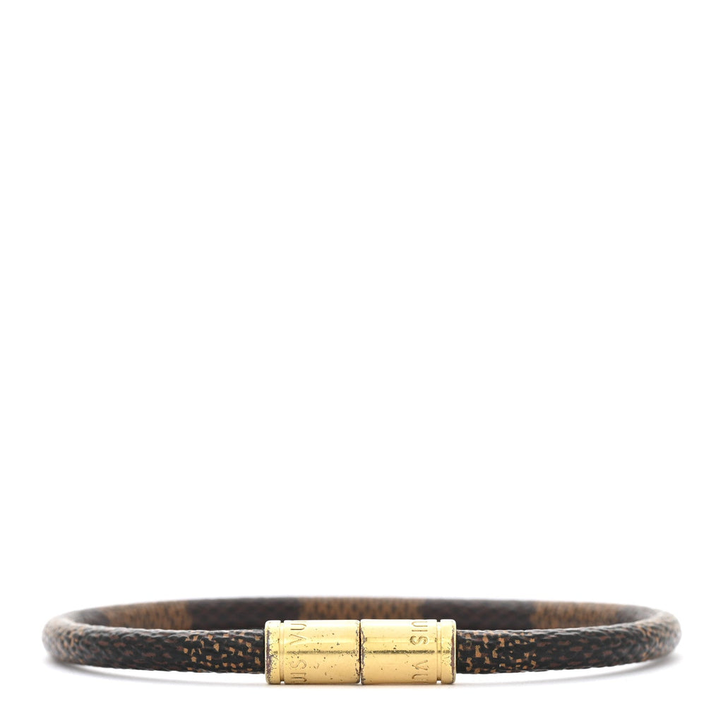 Louis Vuitton Damier Ebene Keep It Bracelet 19