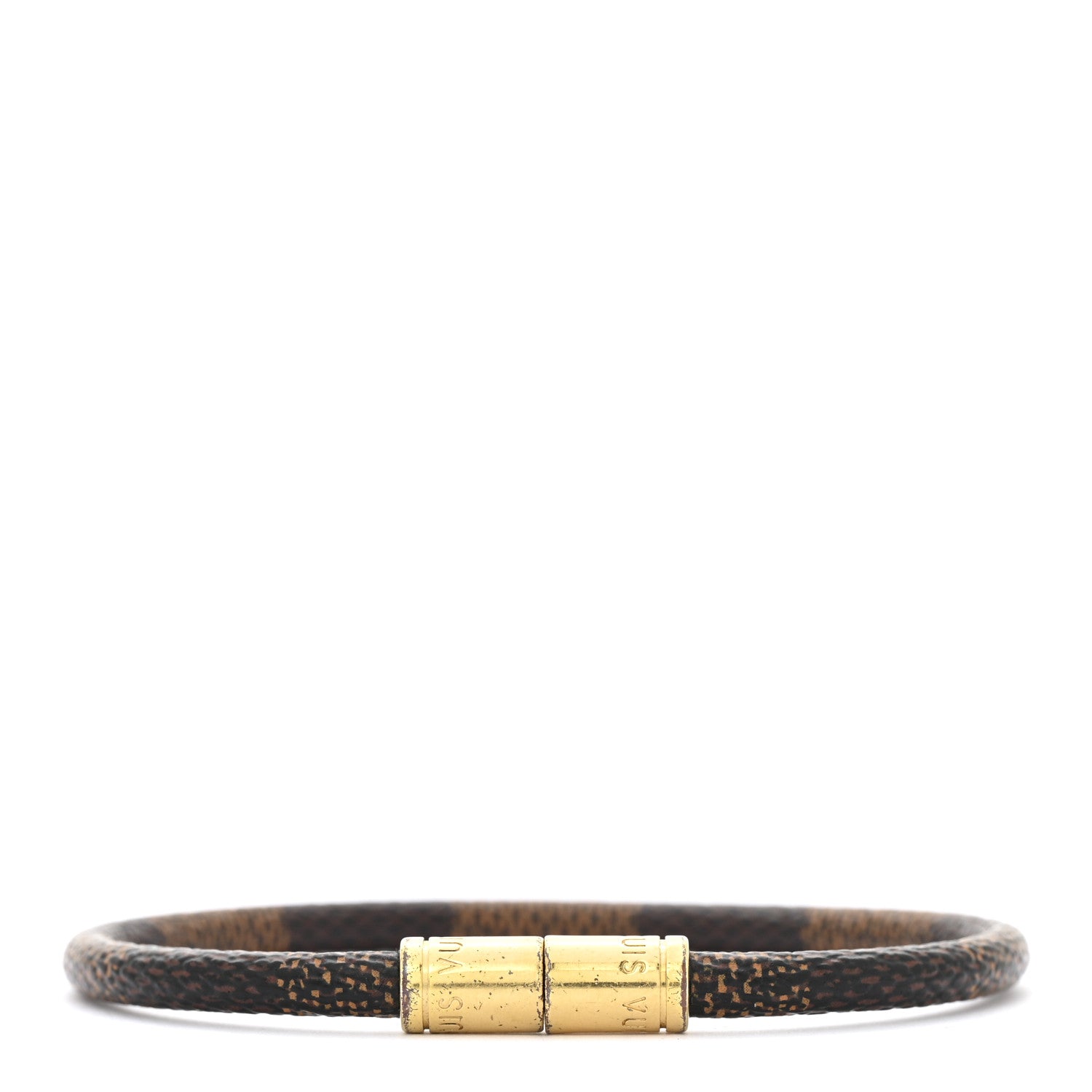 Louis Vuitton Damier Ebene Keep It Bracelet 19