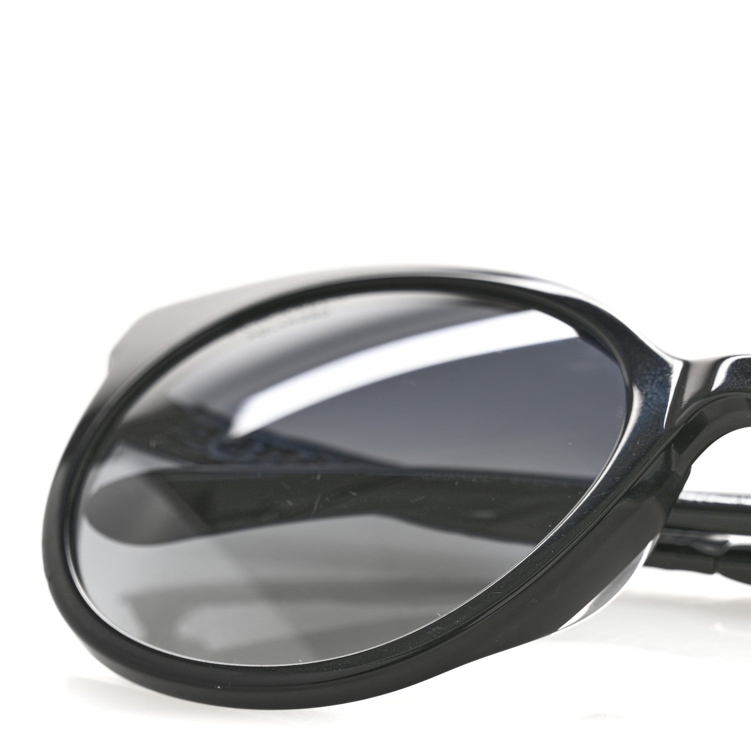 Acetate Metal Polarized Pantos Sunglasses 5440-A Black