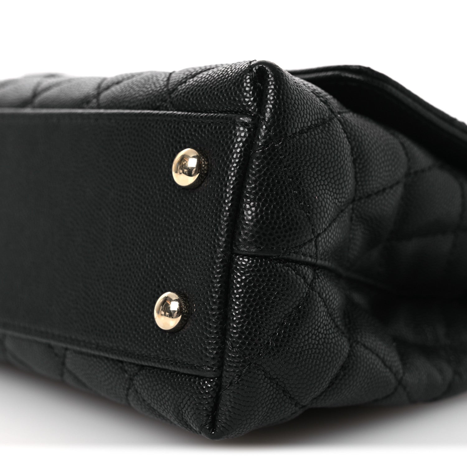 Chanel Caviar Quilted Mini Coco Handle Flap Black