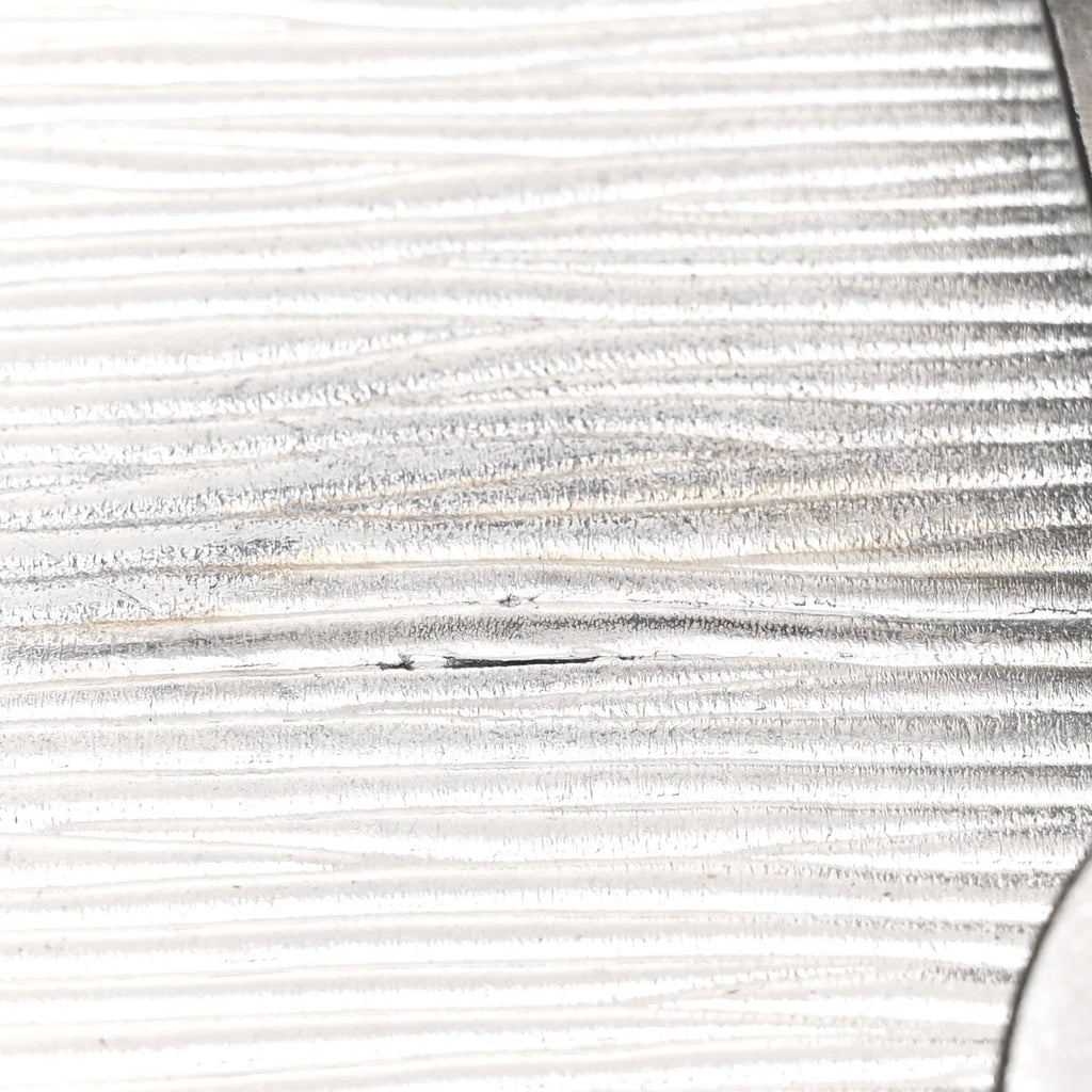 Louis Vuitton Metallic Epi Petite Boite Chapeau Silver