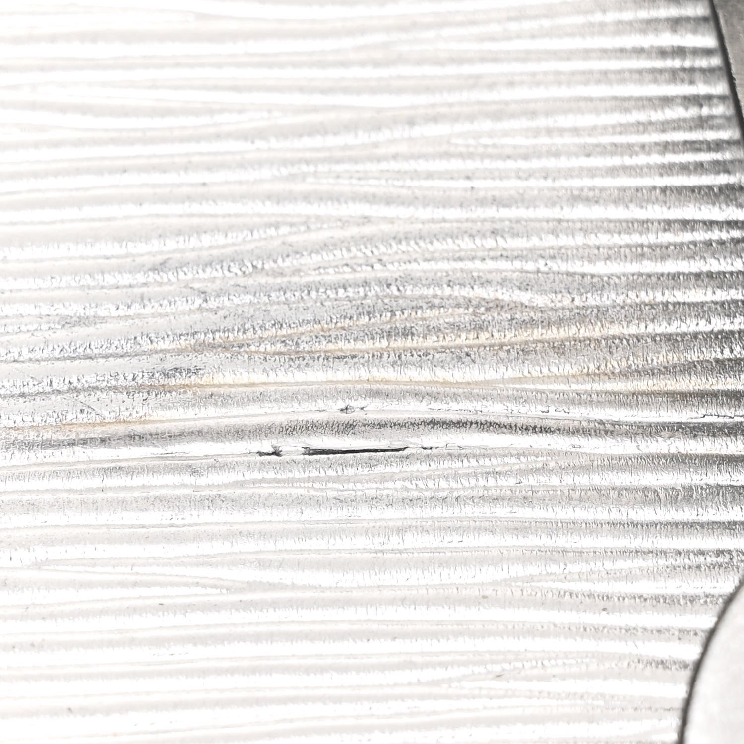 Louis Vuitton Metallic Epi Petite Boite Chapeau Silver