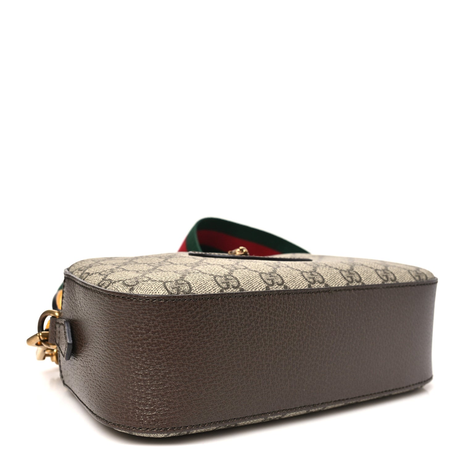 Gucci GG Supreme Monogram Web Neo Vintage Shoulder Bag Beige New Acero Crop