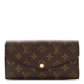 Louis Vuitton Monogram Sarah Wallet NM Coquelicot