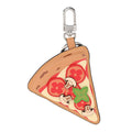 Louis Vuitton Calfskin Monogram Printed Pizza Bag Charm Key Holder