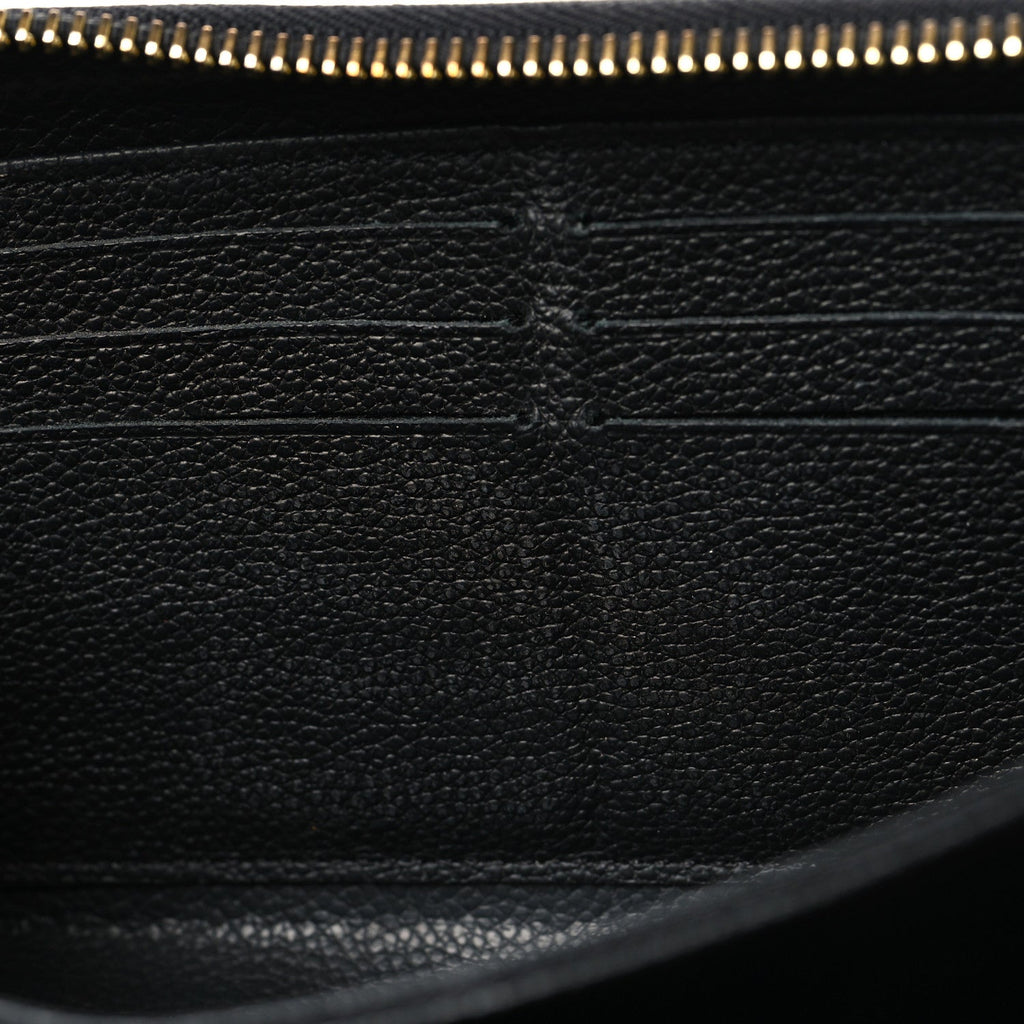 Louis Vuitton Empreinte Zippy Wallet Black