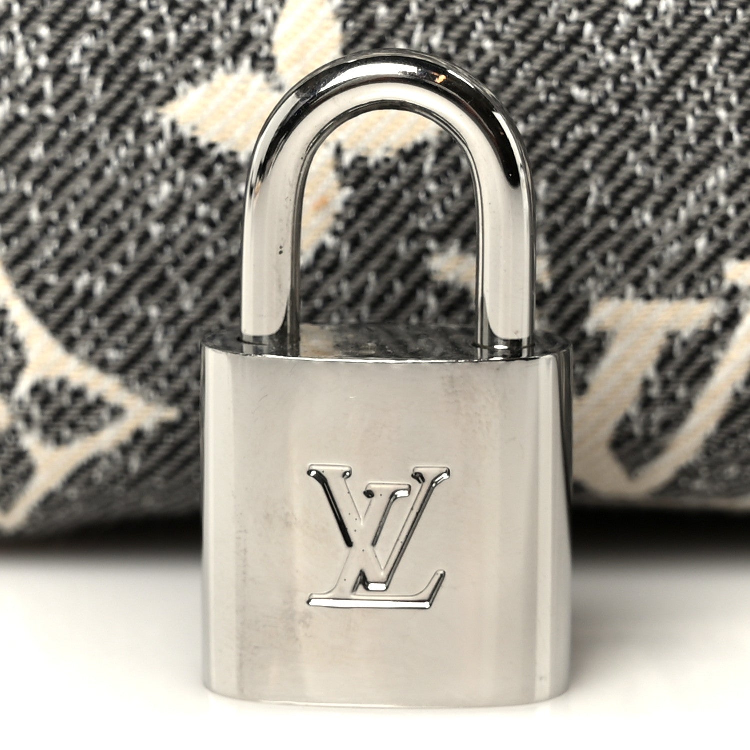 Louis Vuitton Denim Monogram Jacquard Speedy Bandouliere 25 Black