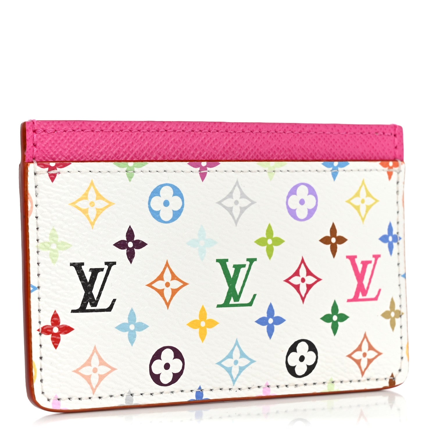 Louis Vuitton LV X TM Monogram Multicolor Card Holder Kawaii Pink